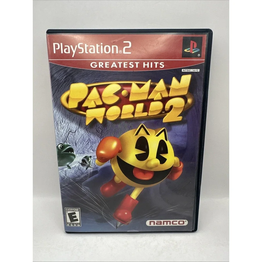 Pac-Man World 2 Sony Playstation 2 PS2 NAMCO Game & Case